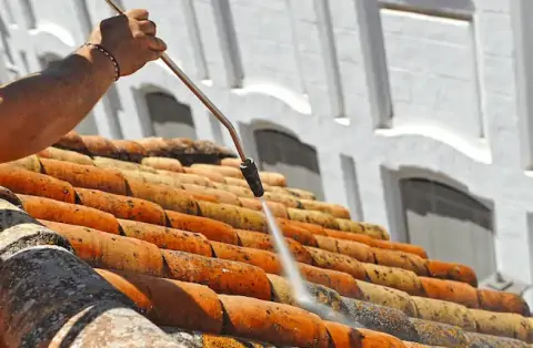 Nettoyage de toitures - Monceaux-en-Bessin